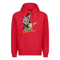 Red bonamassa guitar Premium Hoodie - artisFamous