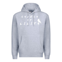 Heather Grey lilith woman figure Premium Hoodie - artisFamous