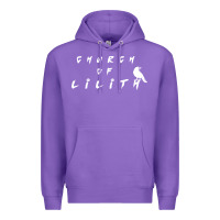 Purple lilith woman figure Premium Hoodie - artisFamous