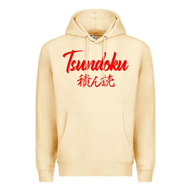 Tsundoku Japanese Typography Premium Hoodie by artisFamous | Teevron