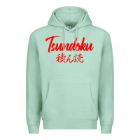 Seafoam TSUNDOKU JAPANESE TYPOGRAPHY Premium Hoodie - artisFamous