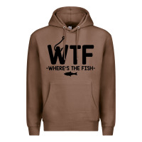 Chestnut where's the fish Premium Hoodie - artisFamous