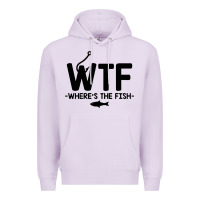 Lilac where's the fish Premium Hoodie - artisFamous