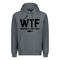 Rock where's the fish Premium Hoodie - artisFamous