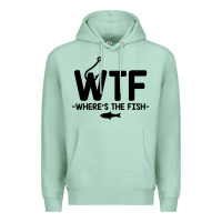 Seafoam where's the fish Premium Hoodie - artisFamous