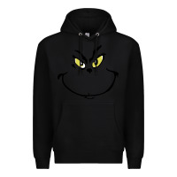 Black Grinch Face Premium Hoodie - artisFamous