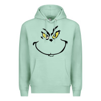 Seafoam Grinch Face Premium Hoodie - artisFamous