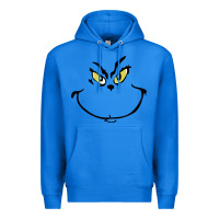 True Royal Grinch Face Premium Hoodie - artisFamous