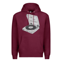 Burgundy for the record Premium Hoodie - artisFamous