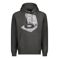 Charcoal Heather for the record Premium Hoodie - artisFamous