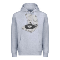 Heather Grey for the record Premium Hoodie - artisFamous