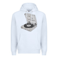 White for the record Premium Hoodie - artisFamous
