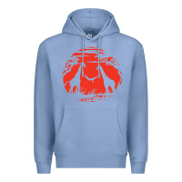 Colony Blue giraffe Premium Hoodie - artisFamous