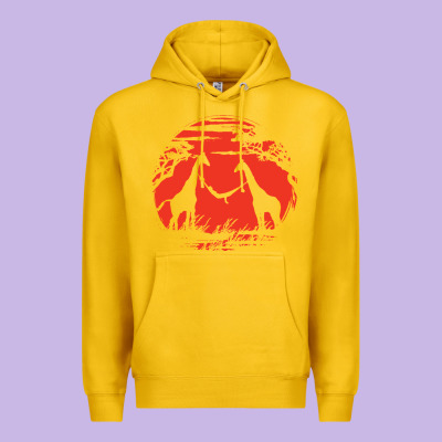 Giraffe Premium Hoodie Designed By Artisfamous