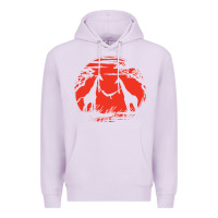 Lilac giraffe Premium Hoodie - artisFamous