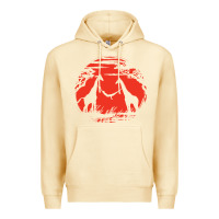 Pina Colada giraffe Premium Hoodie - artisFamous