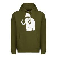 Army Green mammoth Premium Hoodie - artisFamous