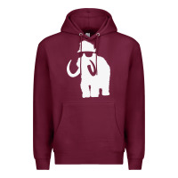 Burgundy mammoth Premium Hoodie - artisFamous