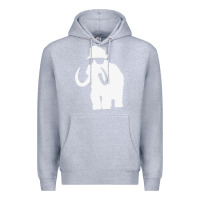 Heather Grey mammoth Premium Hoodie - artisFamous