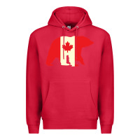 Cardinal Canadian Bear Premium Hoodie - artisFamous
