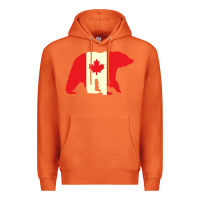 Carrot Canadian Bear Premium Hoodie - artisFamous