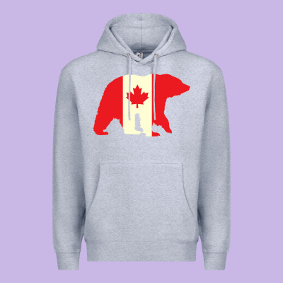 Canadian Bear Premium Hoodie Designed By Artisfamous