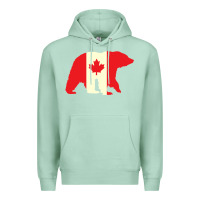 Seafoam Canadian Bear Premium Hoodie - artisFamous