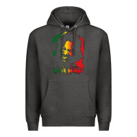 Charcoal Heather alpha blondy Premium Hoodie - artisFamous