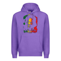 Purple alpha blondy Premium Hoodie - artisFamous