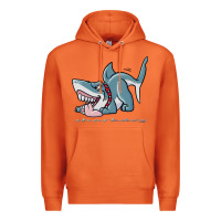 Carrot Sharkdog Sticker Premium Hoodie - artisFamous