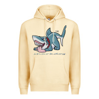 Pina Colada Sharkdog Sticker Premium Hoodie - artisFamous