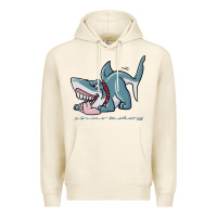 Tofu Sharkdog Sticker Premium Hoodie - artisFamous