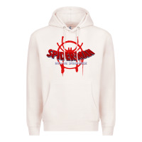 Pale Pink into the spider verse film Premium Hoodie - artisFamous