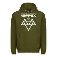 Army Green neffex music Premium Hoodie - artisFamous