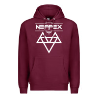 Burgundy neffex music Premium Hoodie - artisFamous