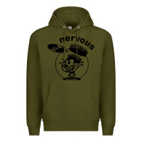 Army Green records Premium Hoodie - artisFamous