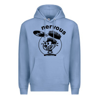 Colony Blue records Premium Hoodie - artisFamous