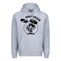 Heather Grey records Premium Hoodie - artisFamous