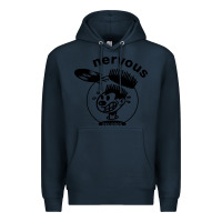 Navy records Premium Hoodie - artisFamous