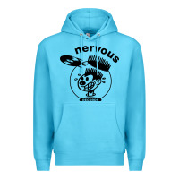Ocean Blue records Premium Hoodie - artisFamous