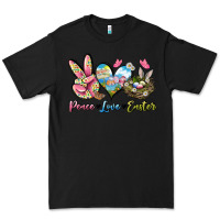 Black Peace love Easter Premium Tee - LillyAllenDesigns