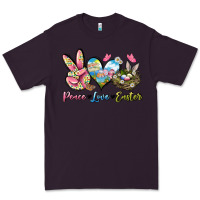 Plum Peace love Easter Premium Tee - LillyAllenDesigns