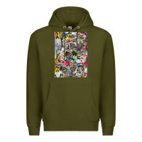 Army Green sneaker searth Premium Hoodie - artisFamous