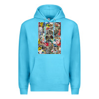 Ocean Blue sneaker searth Premium Hoodie - artisFamous