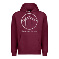 Burgundy the beatbox house Premium Hoodie - artisFamous