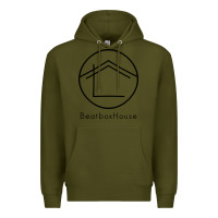 Army Green the beatbox house Premium Hoodie - artisFamous