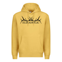 Antique Gold Elkaholic Premium Hoodie - artisFamous