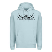 Blue Mist Elkaholic Premium Hoodie - artisFamous