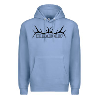 Colony Blue Elkaholic Premium Hoodie - artisFamous