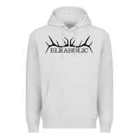 Dove Grey Elkaholic Premium Hoodie - artisFamous
